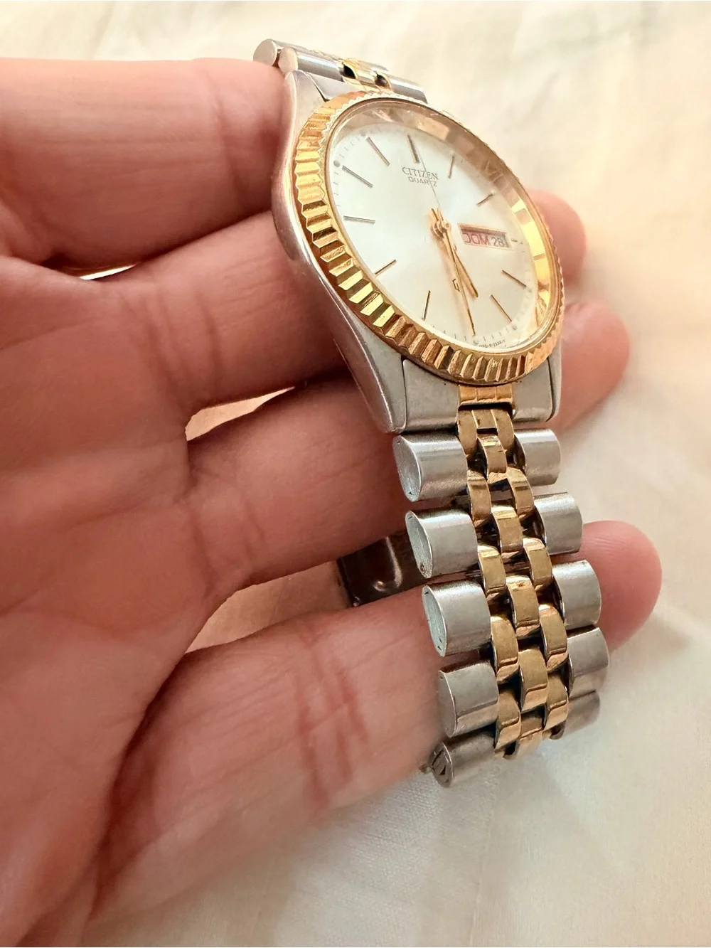 Citizen Presidential Two-Tone Silver & Gold Men's Dress Watch